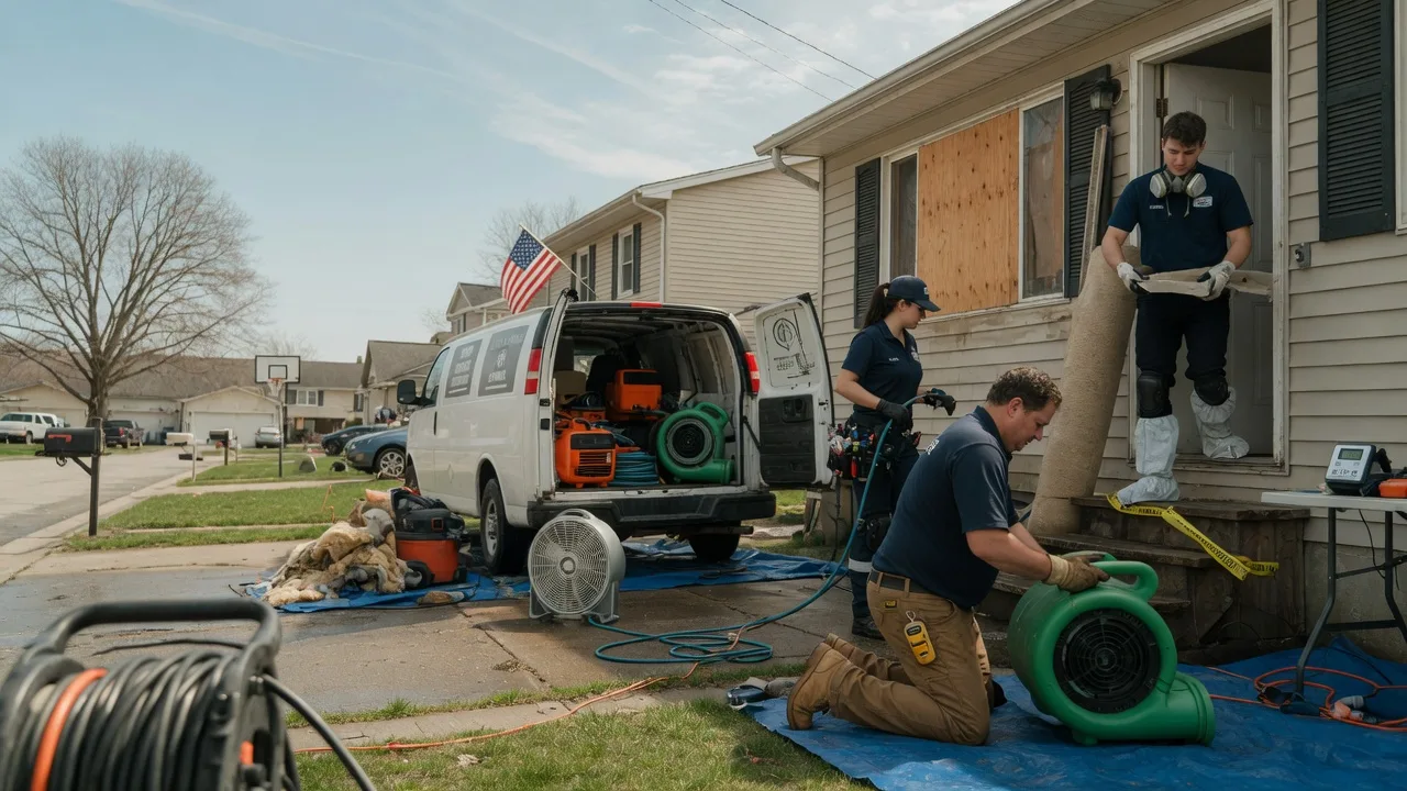 Water Damage Restoration in Fillmore, IL near me